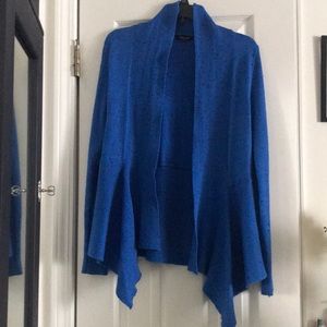 Blue cardigan